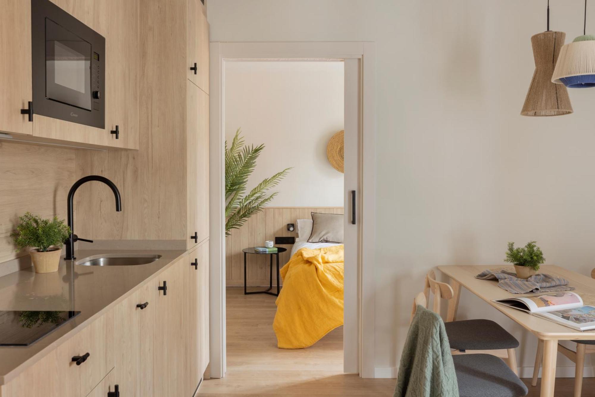 Libere Barcelona Sant Antoni Aparthotel Phòng bức ảnh