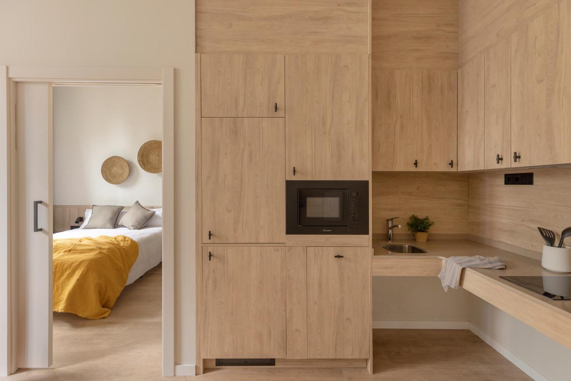 Libere Barcelona Sant Antoni Aparthotel Phòng bức ảnh